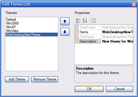 Theme List Editor