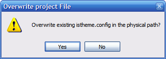 Confirm Overwriting