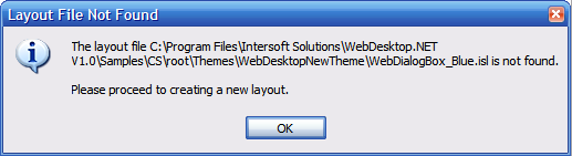 Create New Layout File